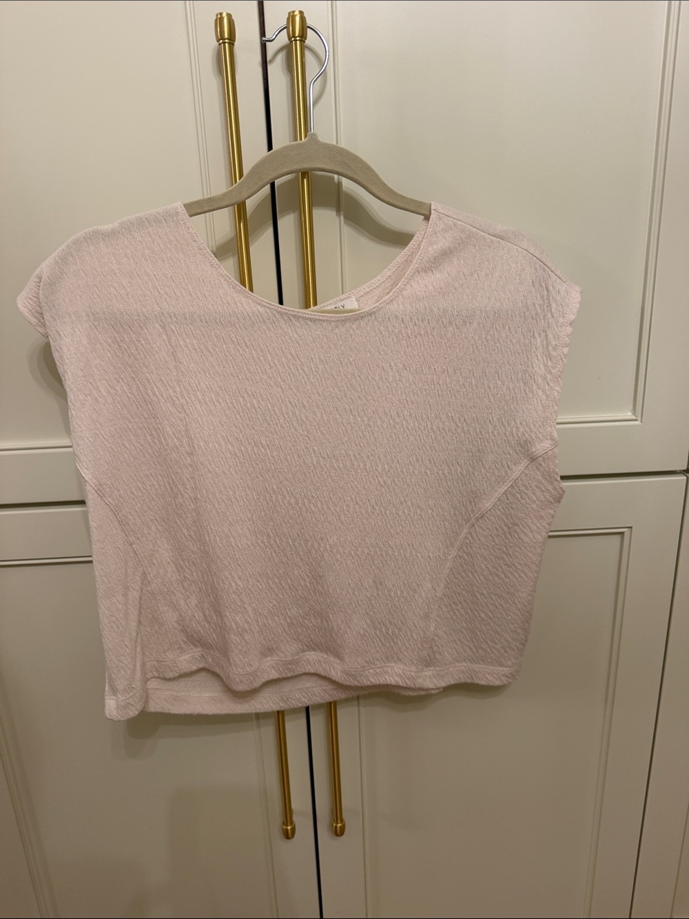 Z Supply Boxy Short-Sleeve Tee in light ivory women’s medium